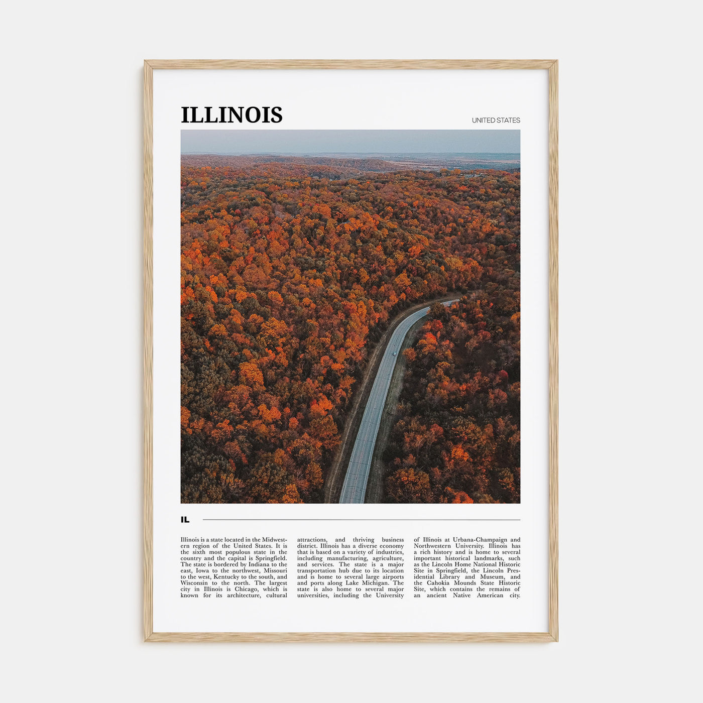 Illinois Travel Color No 3 Poster