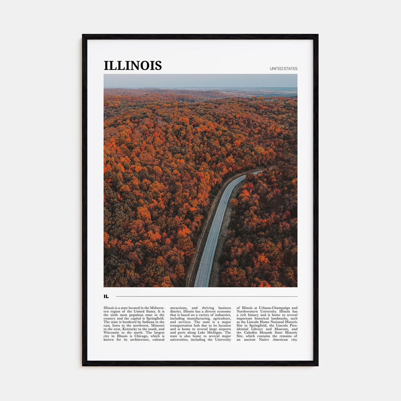 Illinois Travel Color No 3 Poster