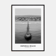Imperial Beach Portrait B&W Poster