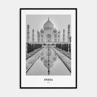 India Portrait B&W Poster