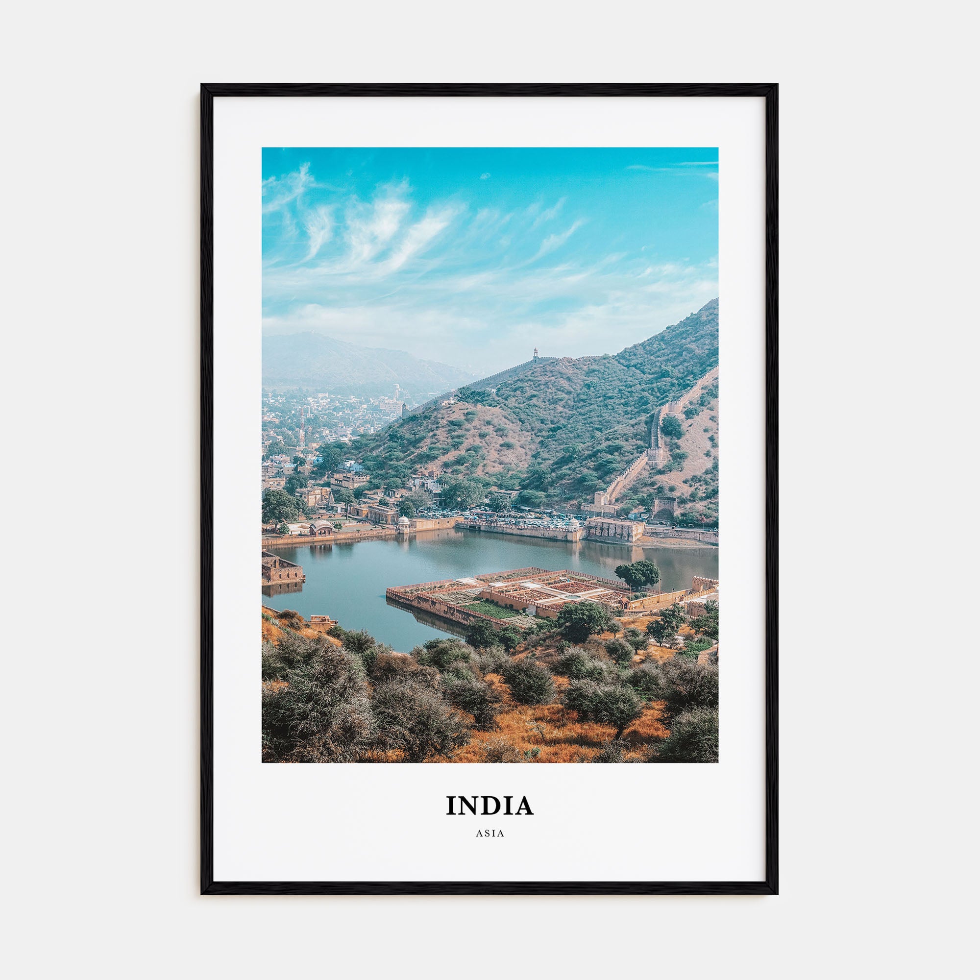 India Portrait Color Poster