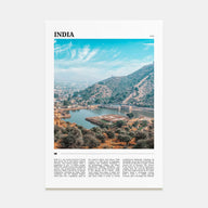 India Travel Color Poster
