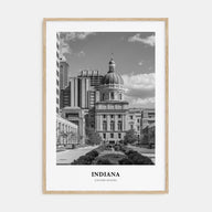 Indiana Portrait B&W Poster