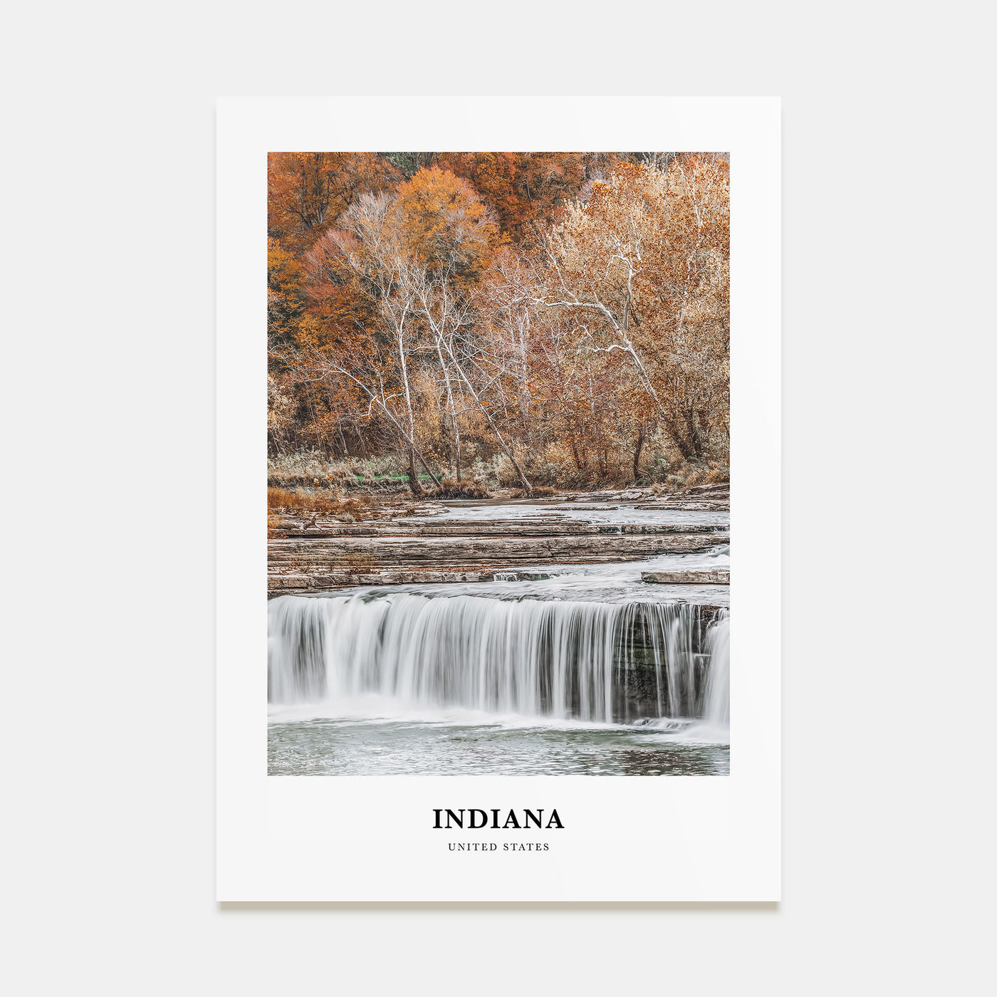 Indiana Portrait Color Poster