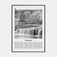 Indiana Travel B&W No 1 Poster