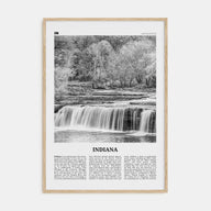 Indiana Travel B&W No 1 Poster