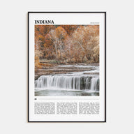 Indiana Travel Color Poster