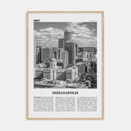 Indianapolis Travel B&W No 1 Poster