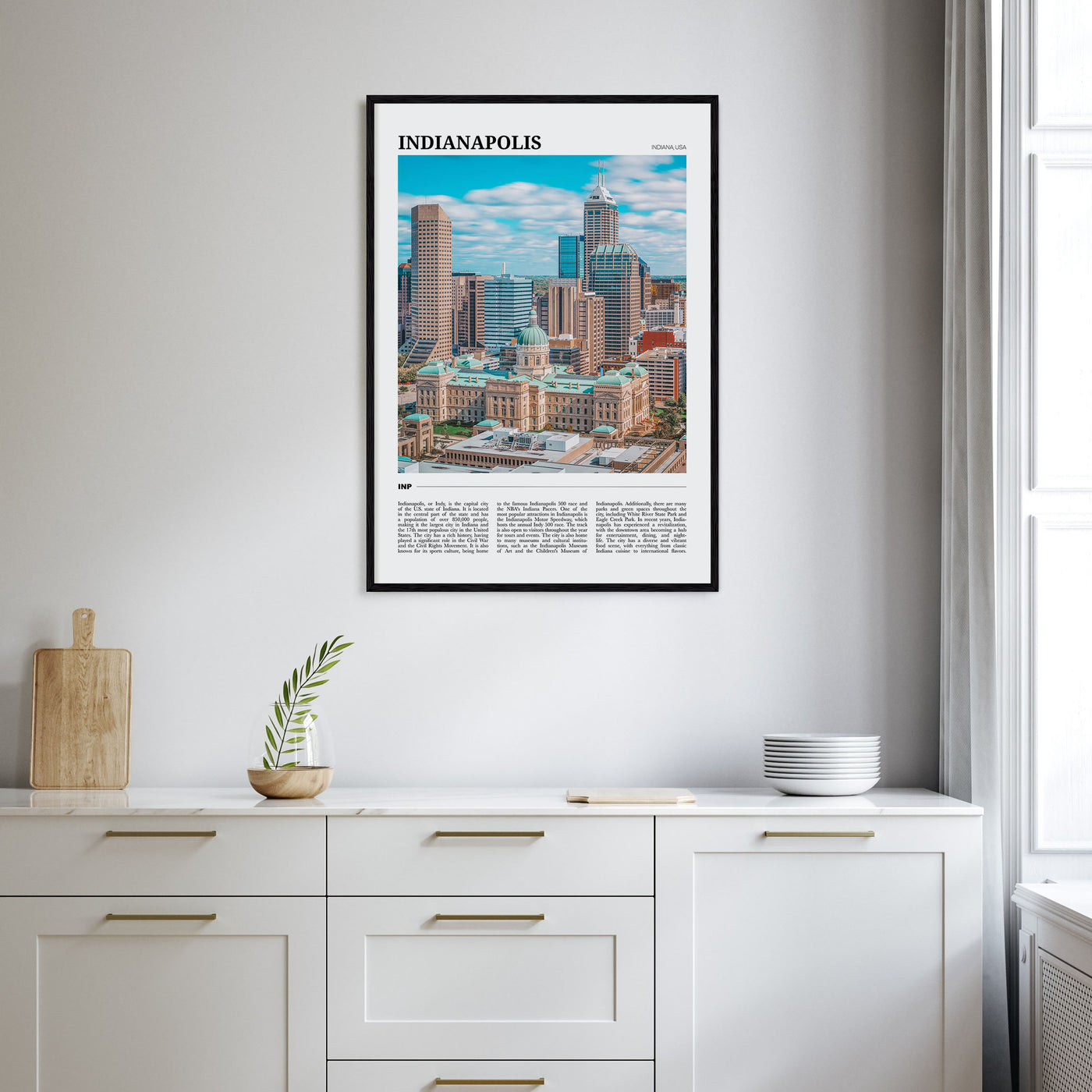 Indianapolis Travel Color No 1 Poster