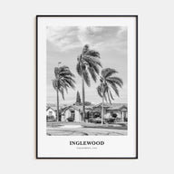 Inglewood Portrait B&W Poster