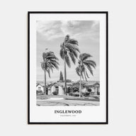 Inglewood Portrait B&W Poster