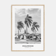 Inglewood Portrait B&W Poster