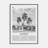 Inglewood Travel B&W Poster