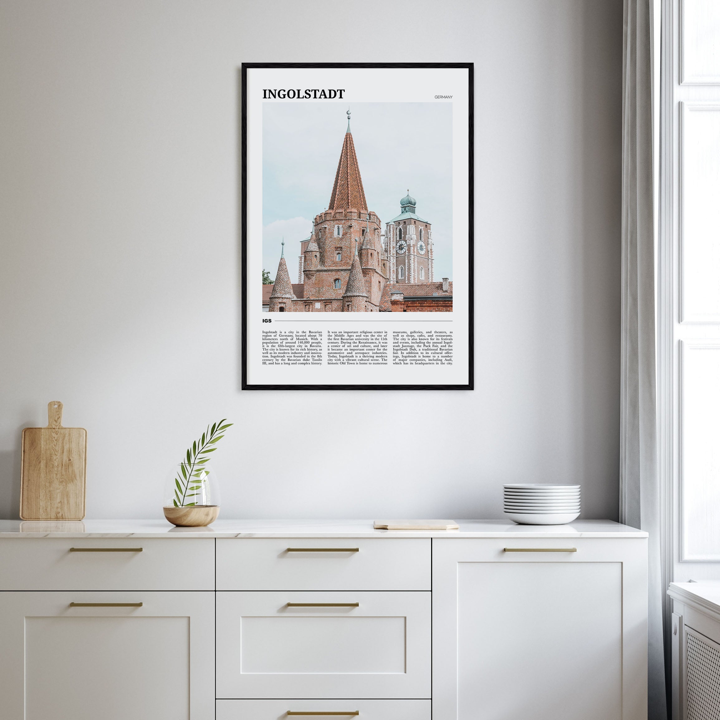 Ingolstadt Travel Color Poster