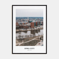 Iowa City Portrait Color Poster