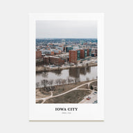Iowa City Portrait Color Poster