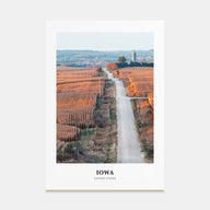 Iowa Portrait Color Poster