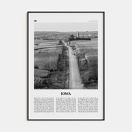 Iowa Travel B&W No 1 Poster