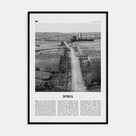 Iowa Travel B&W No 1 Poster