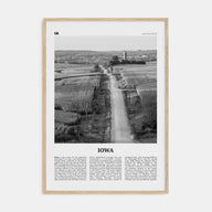 Iowa Travel B&W No 1 Poster