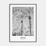Irvine Portrait B&W No 1 Poster
