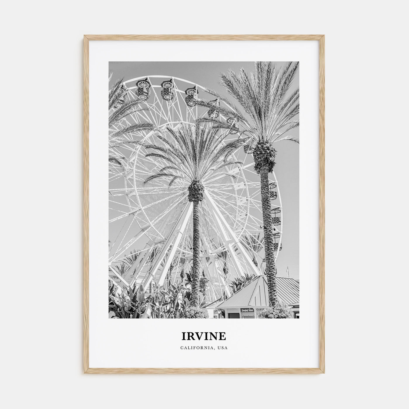 Irvine Portrait B&W No 1 Poster
