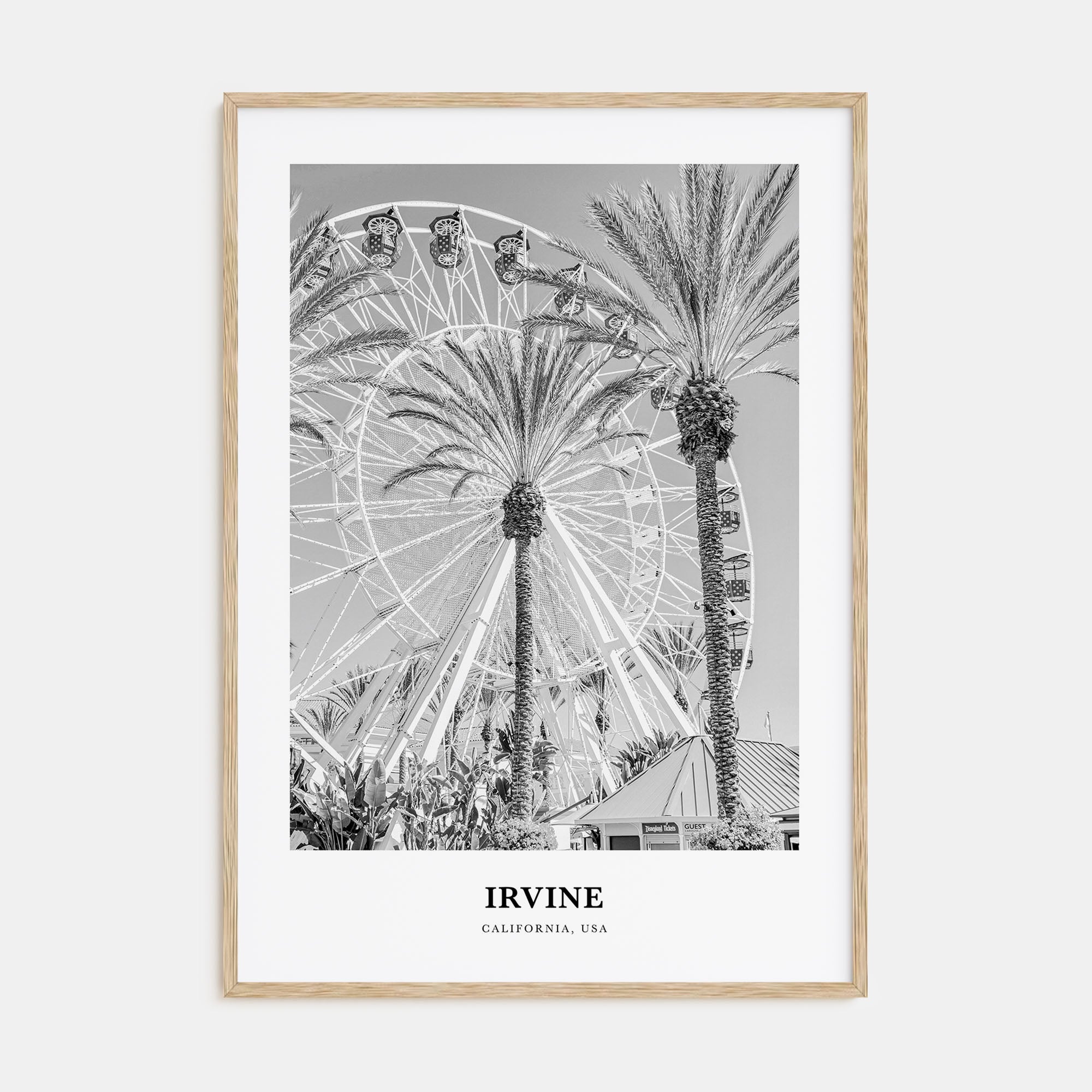 Irvine Portrait B&W No 1 Poster