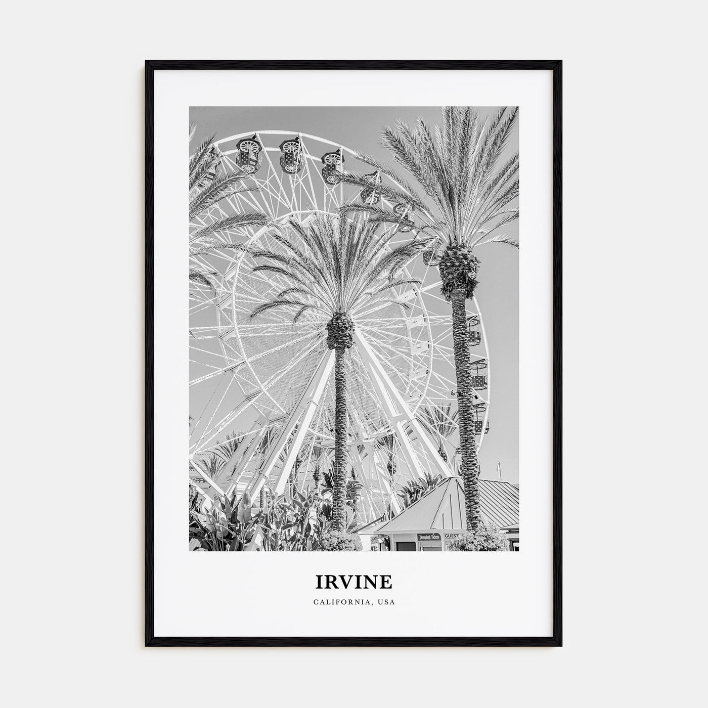 Irvine Portrait B&W No 1 Poster