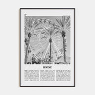 Irvine Travel B&W No 1 Poster