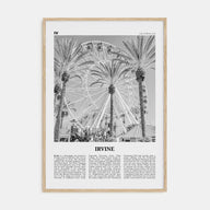 Irvine Travel B&W No 1 Poster