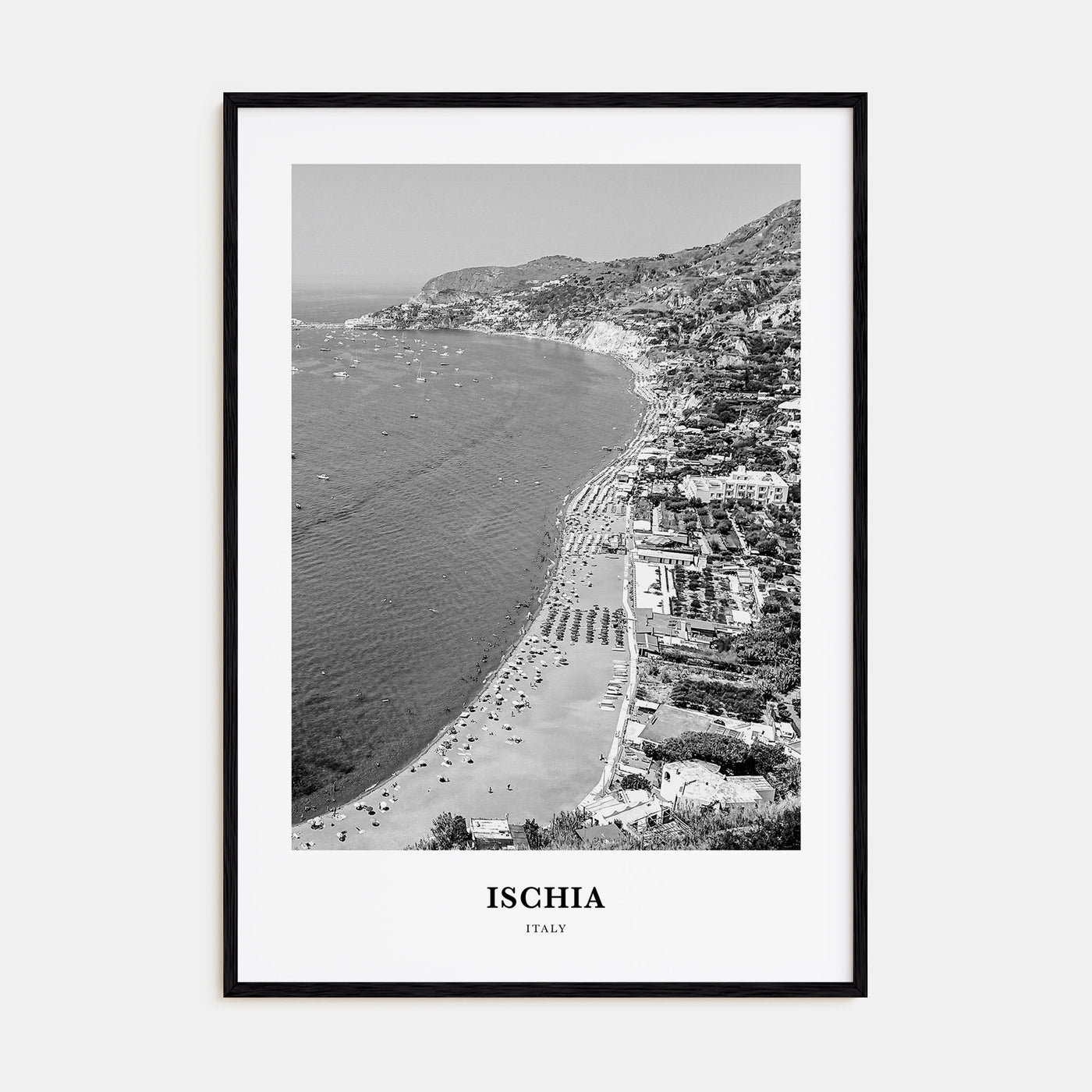 Ischia Portrait B&W Poster
