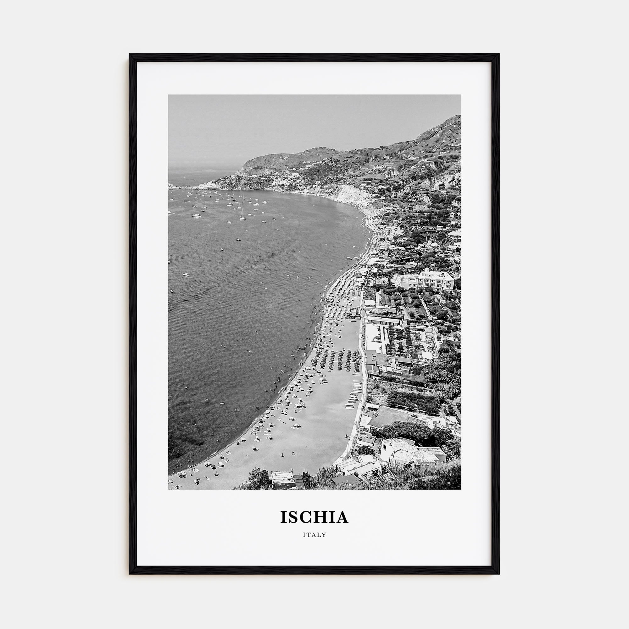 Ischia Portrait B&W Poster