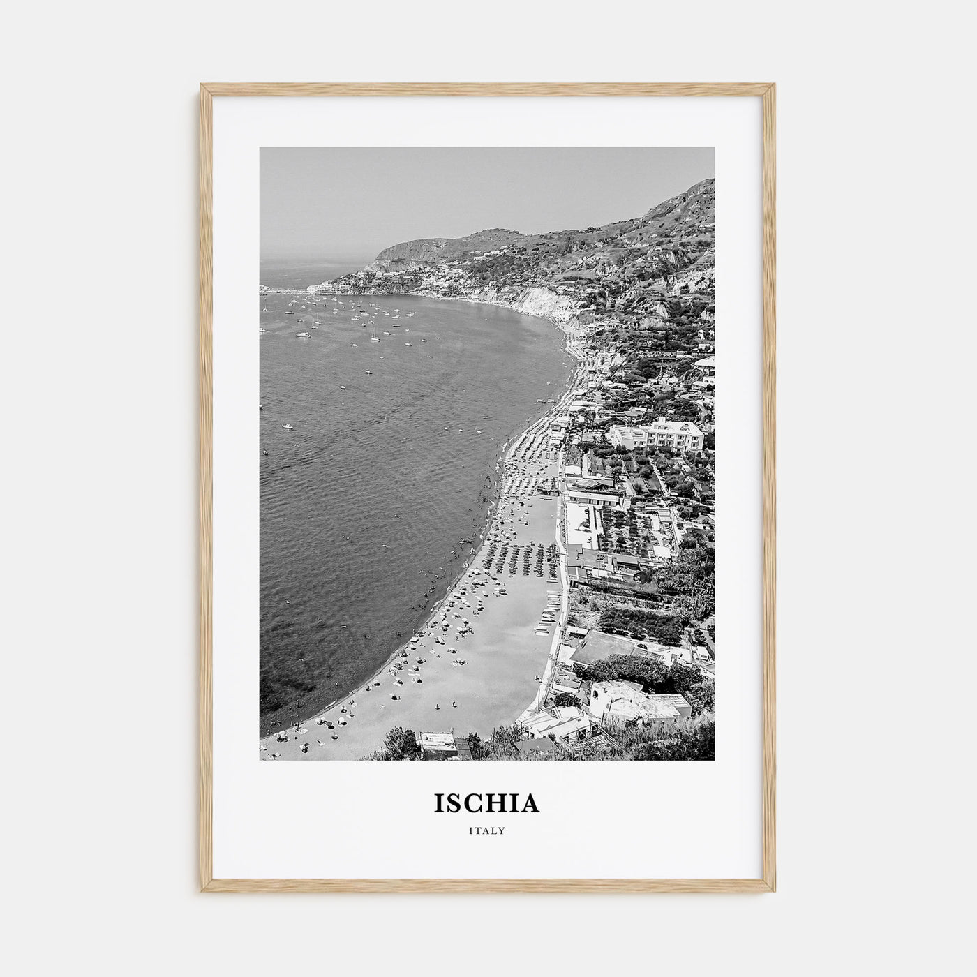 Ischia Portrait B&W Poster