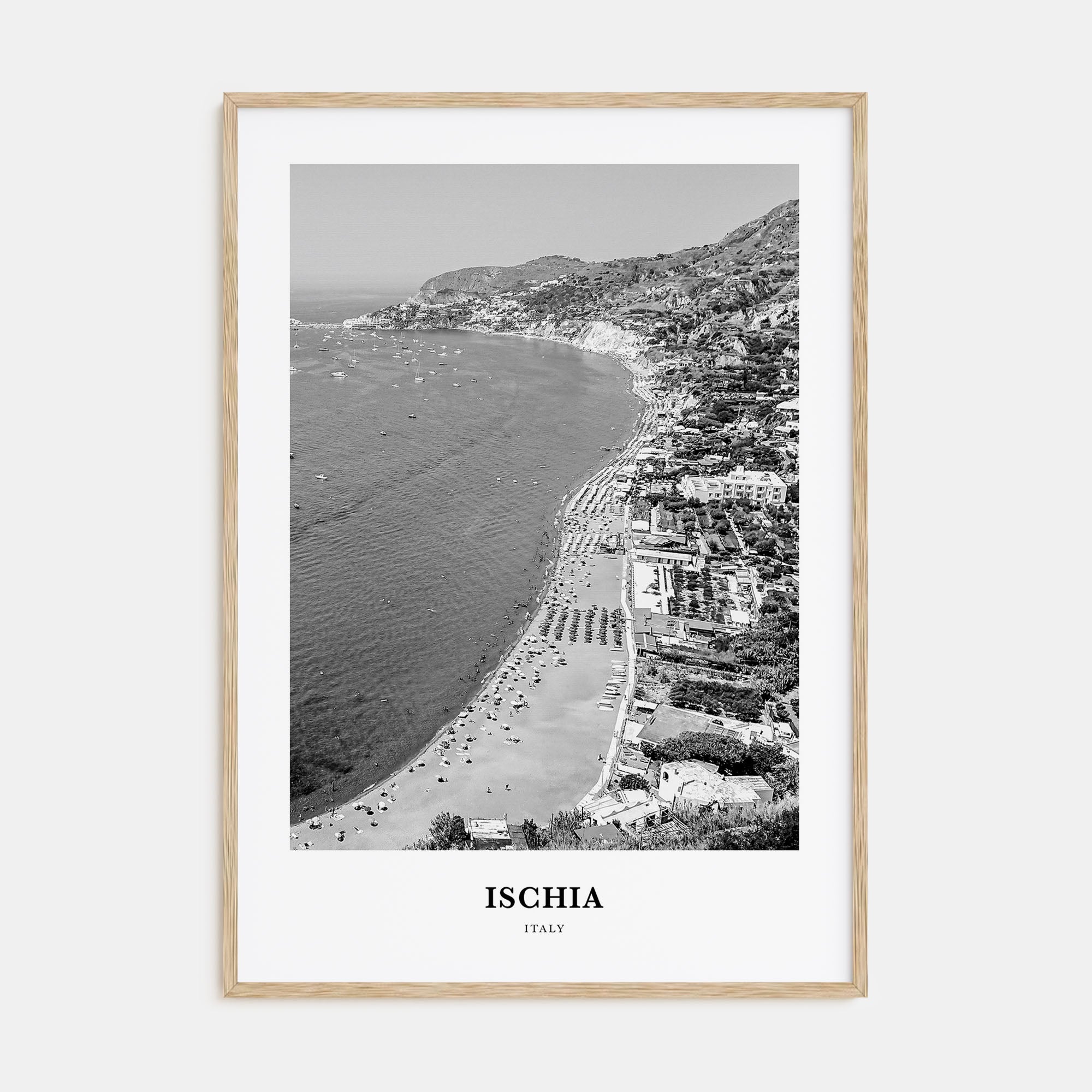 Ischia Portrait B&W Poster
