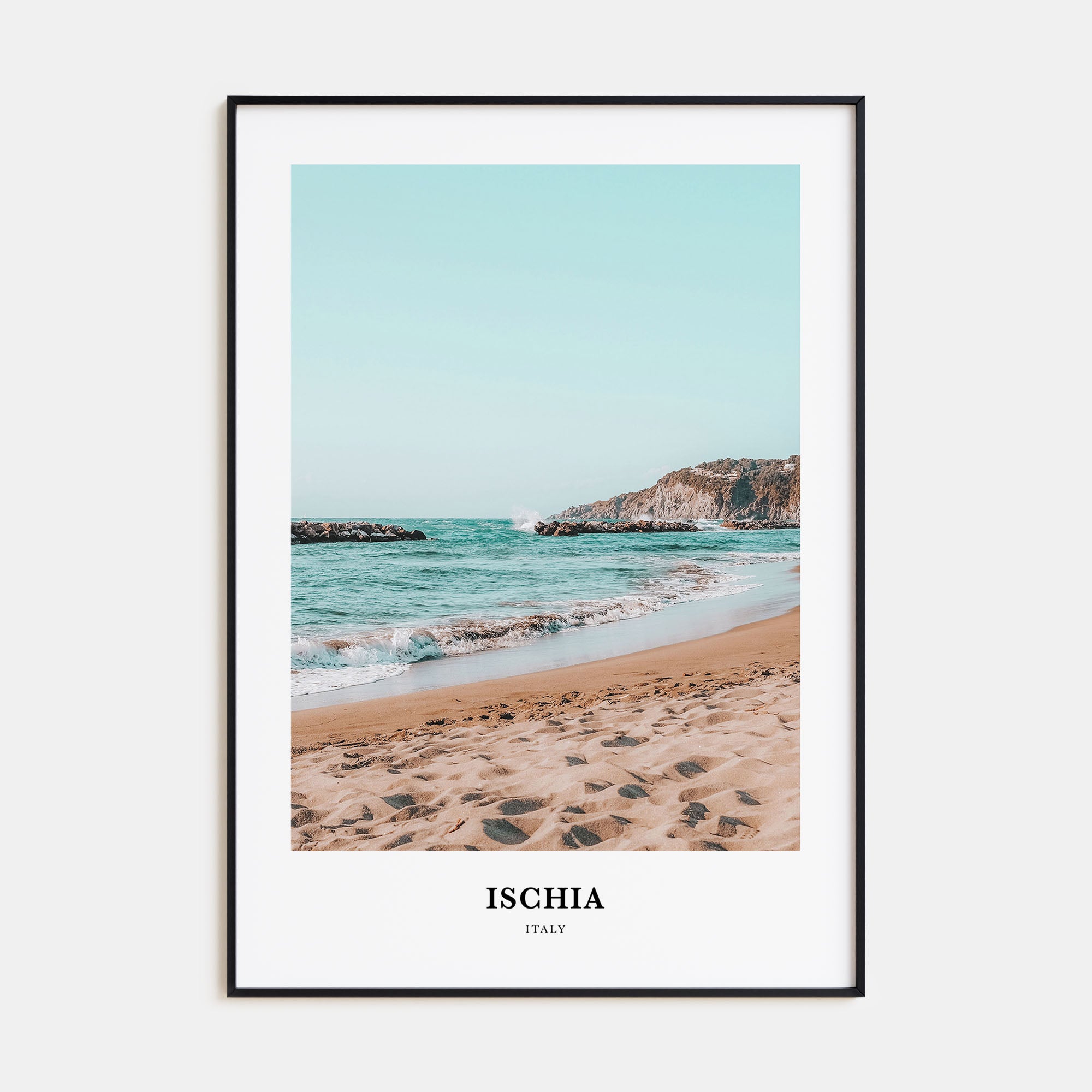 Ischia Portrait Color Poster