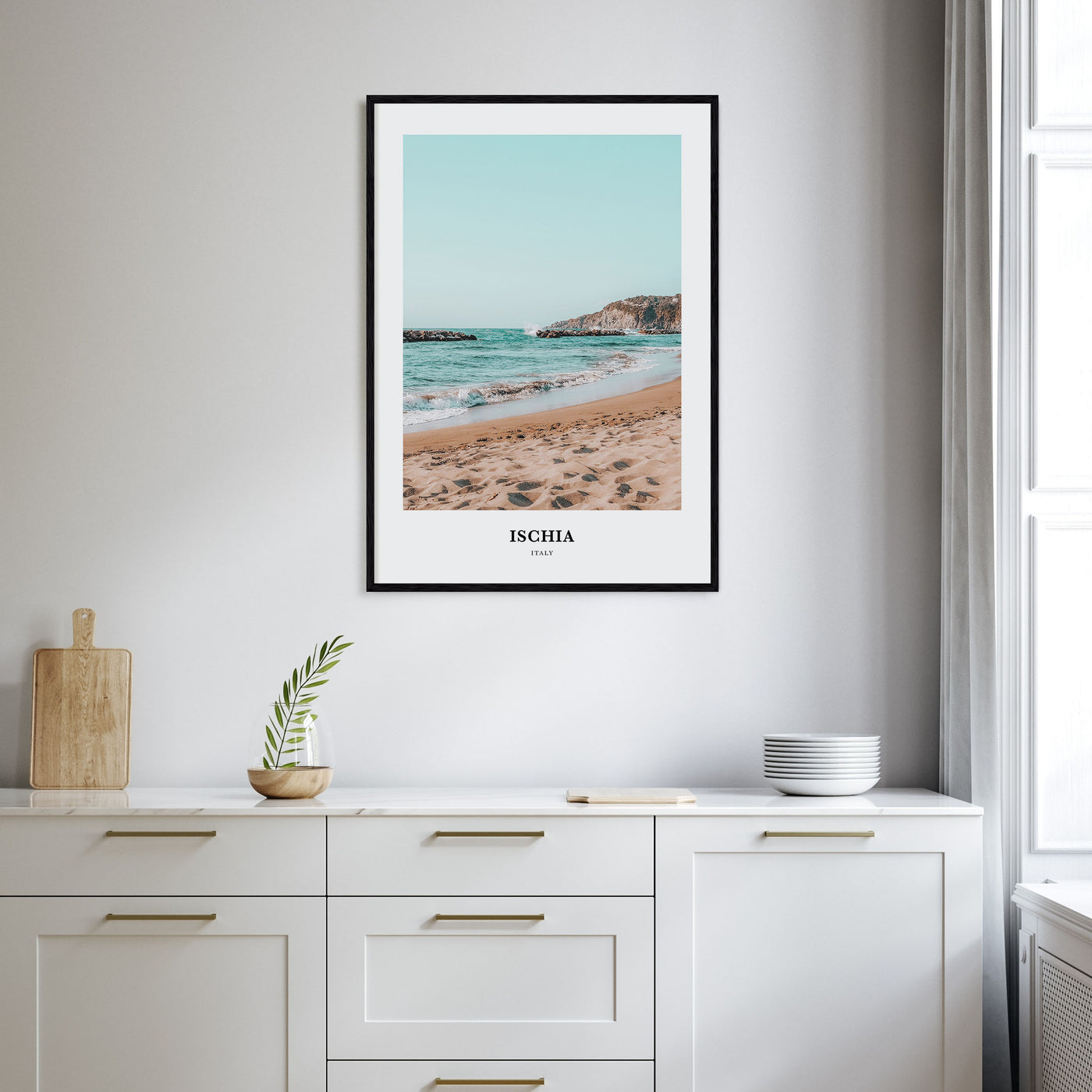Ischia Portrait Color Poster