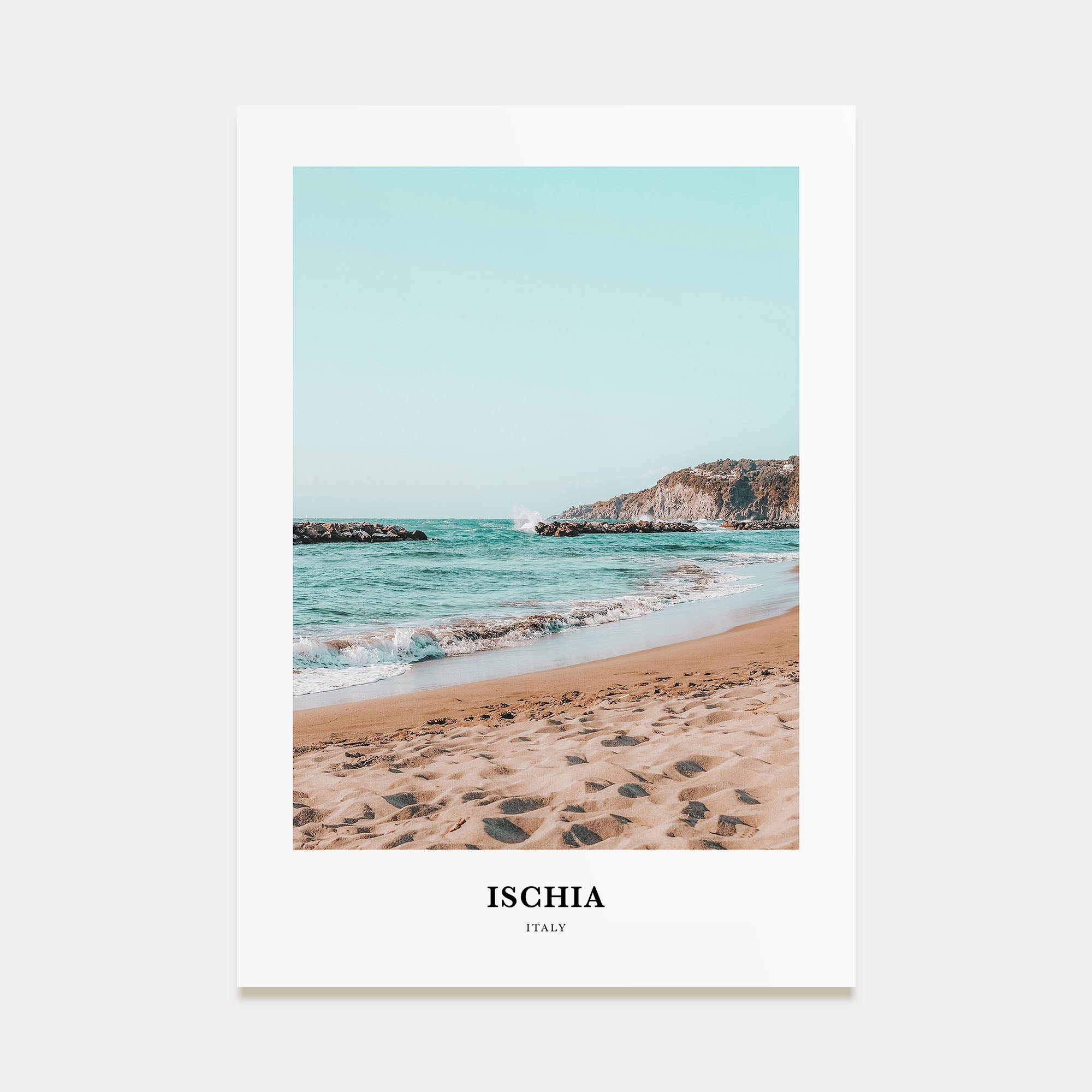 Ischia Portrait Color Poster