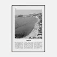 Ischia Travel B&W Poster