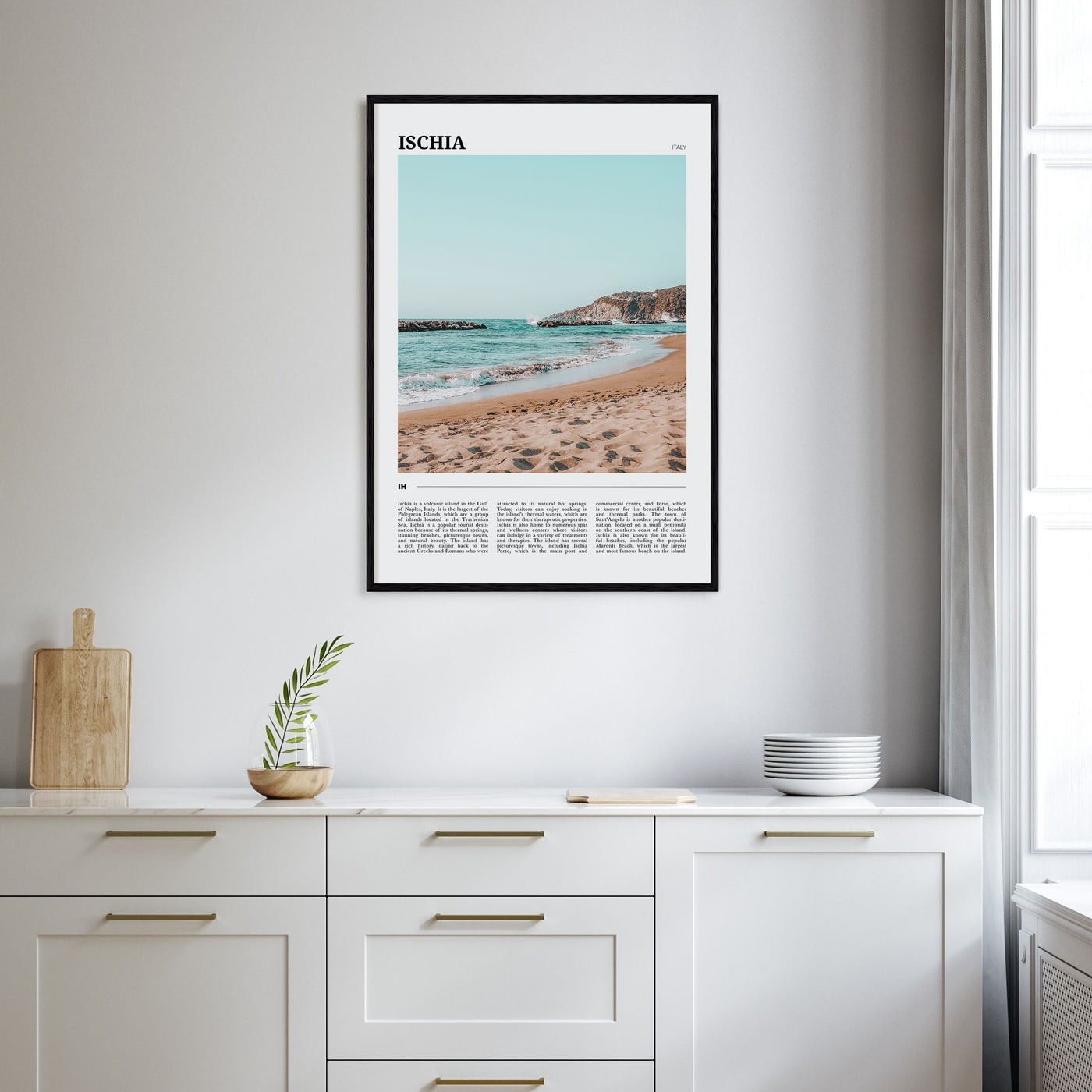 Ischia Travel Color Poster