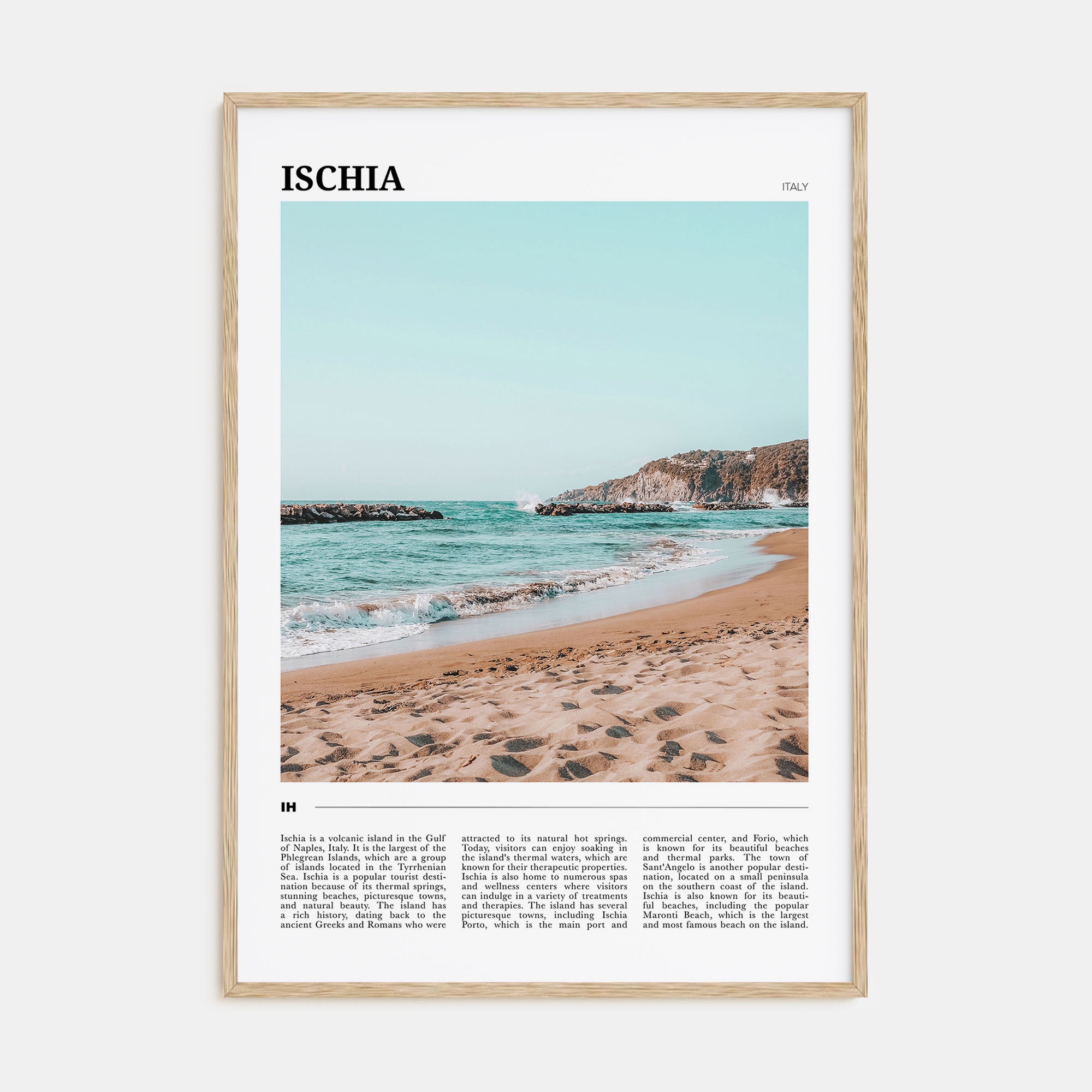 Ischia Travel Color Poster