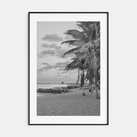 Isla Mujeres Photo B&W Poster