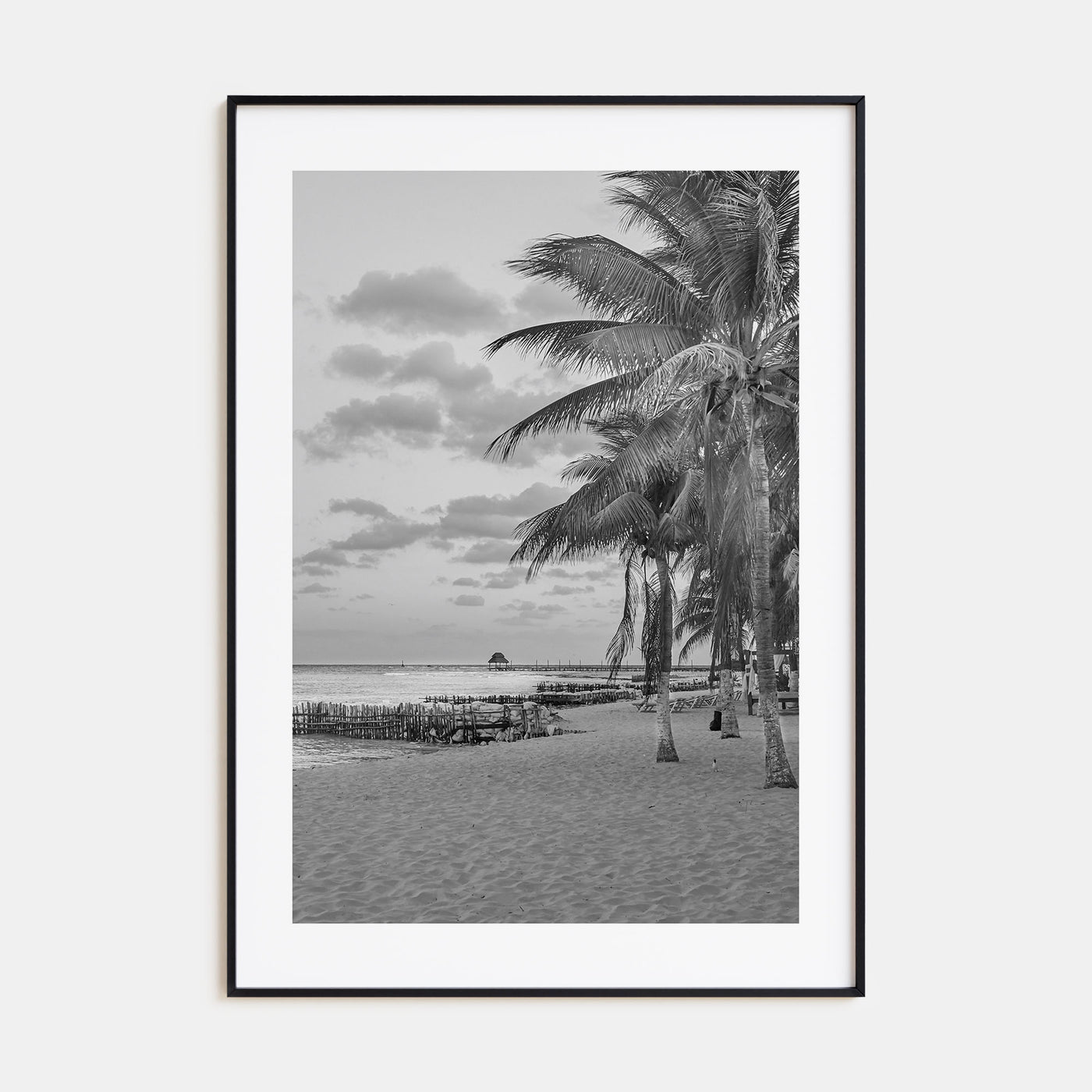 Isla Mujeres Photo B&W Poster