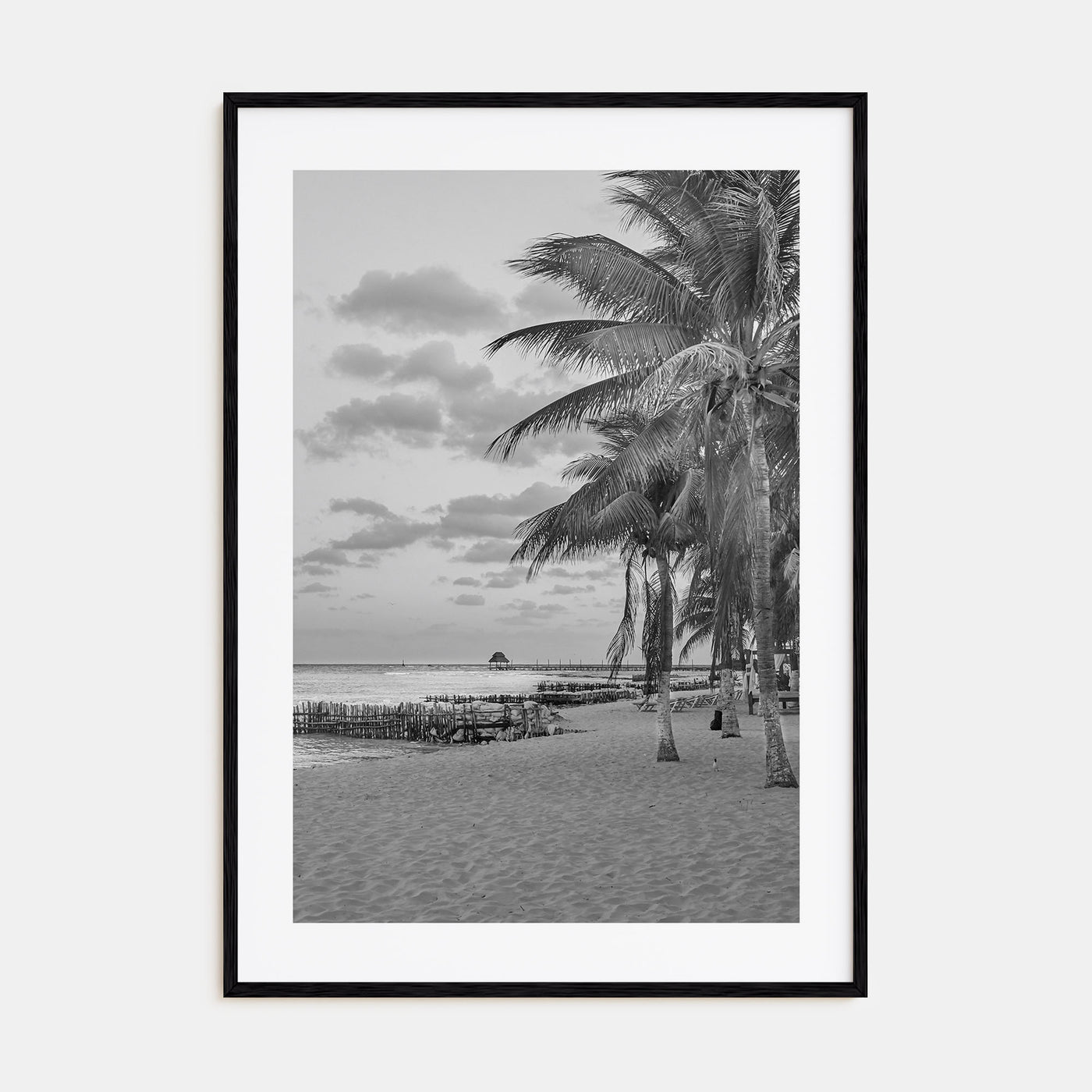 Isla Mujeres Photo B&W Poster