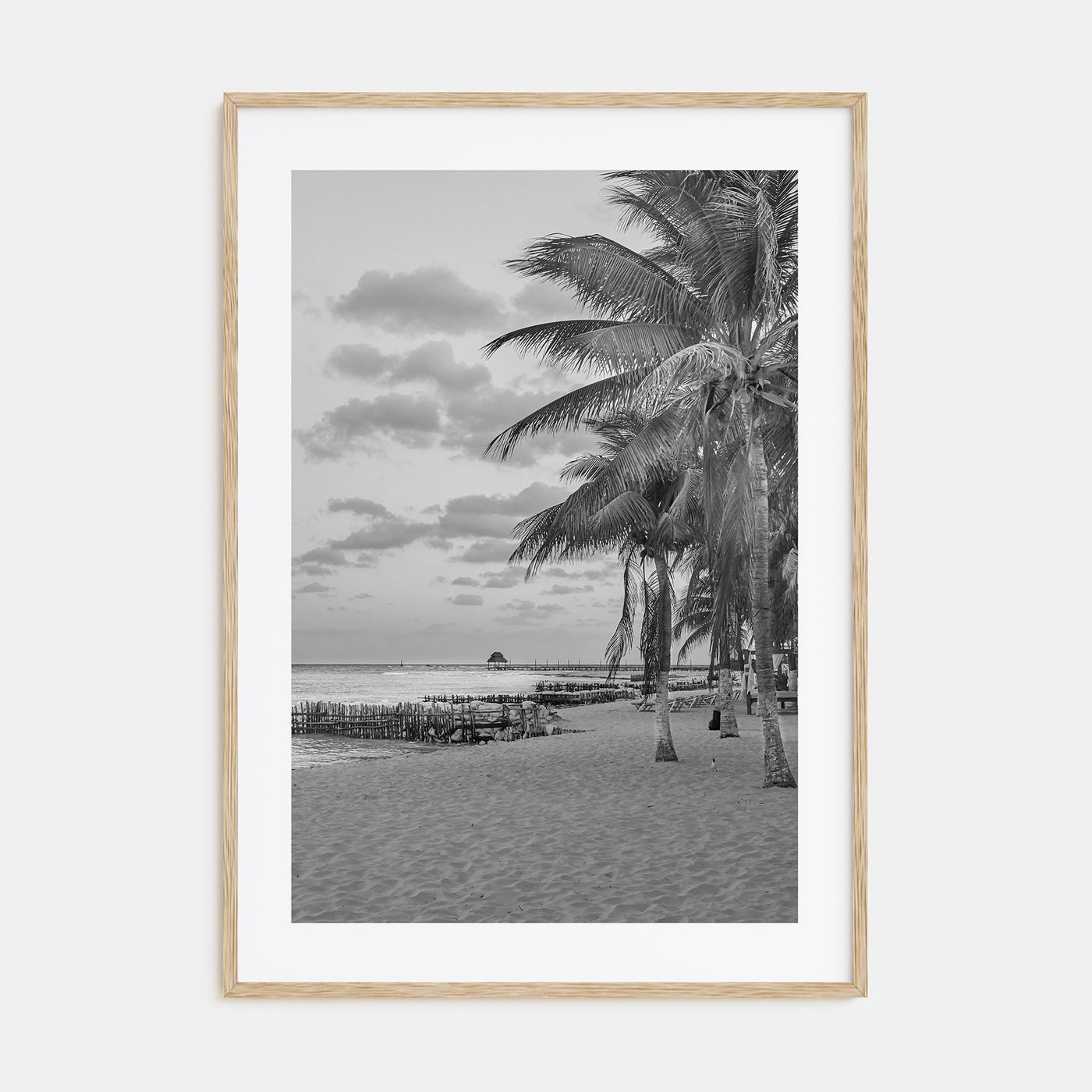 Isla Mujeres Photo B&W Poster