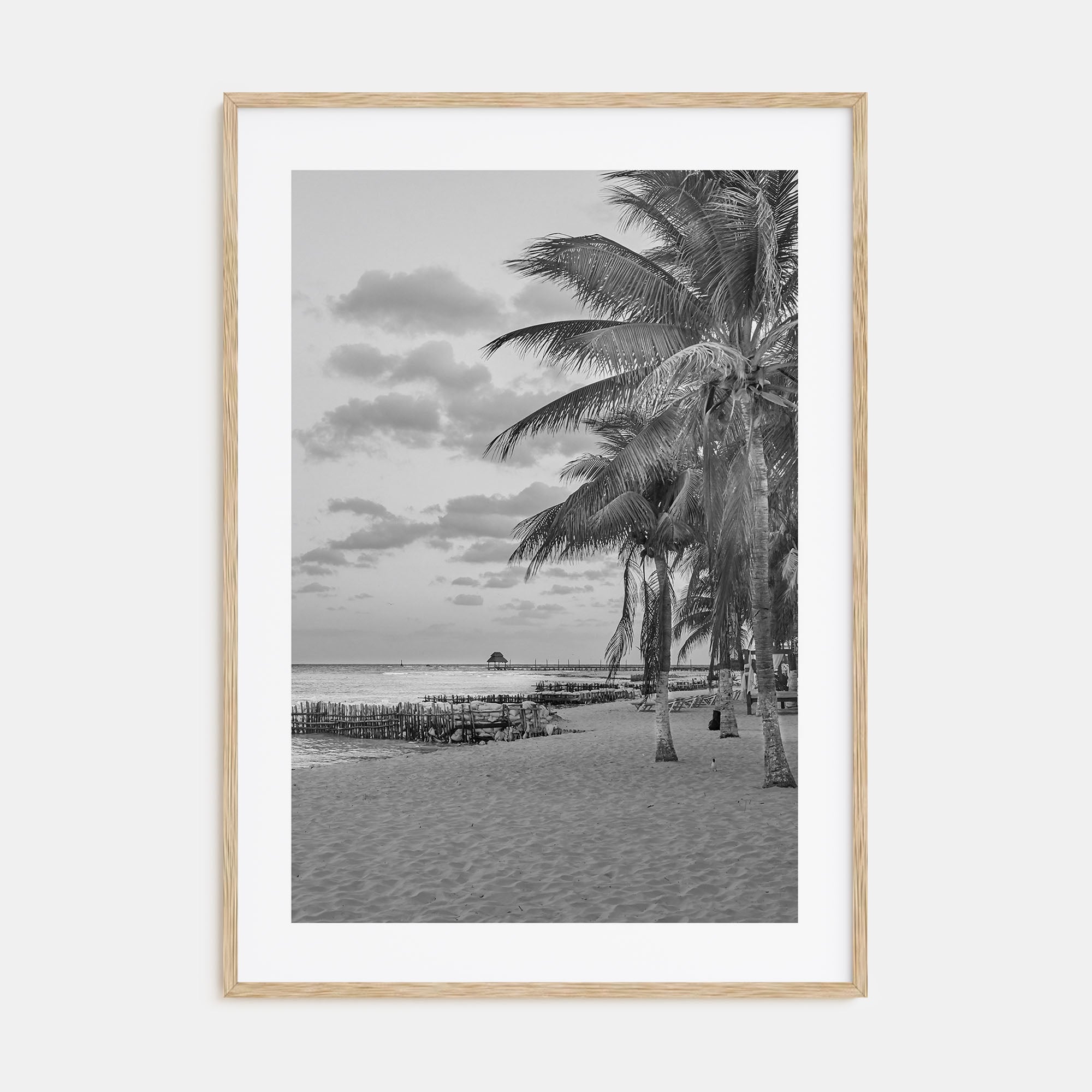Isla Mujeres Photo B&W Poster