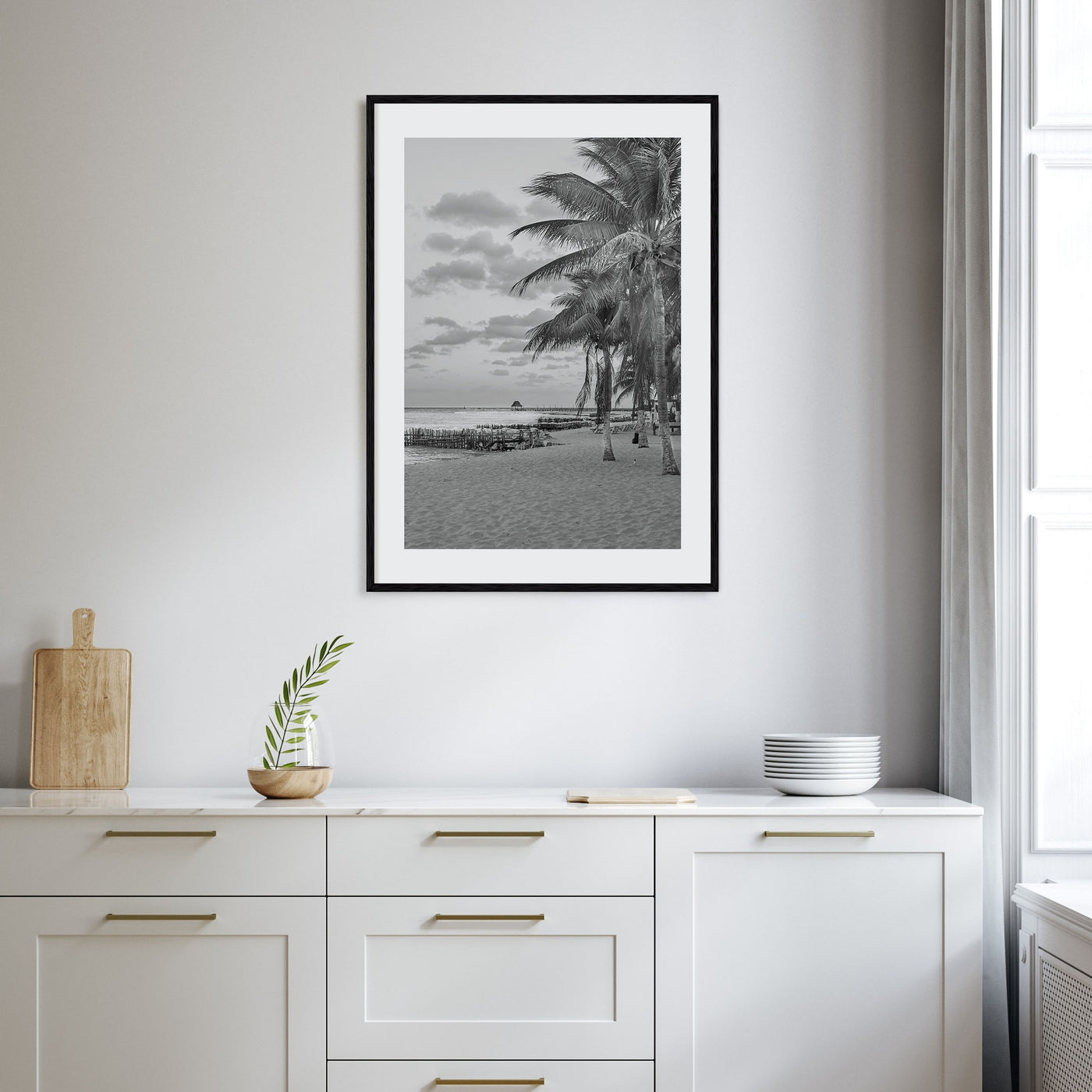 Isla Mujeres Photo B&W Poster
