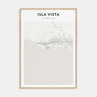 Isla Vista Map Portrait Poster