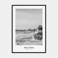 Isla Vista Portrait B&W Poster