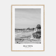 Isla Vista Portrait B&W Poster