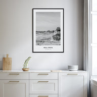 Isla Vista Portrait B&W Poster